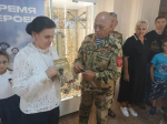 В Копейске прошло открытие патриотической выставки